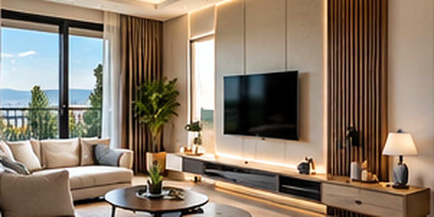 Modern salon dekorasyonu İzmir